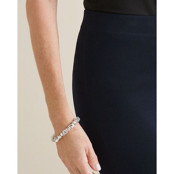 CHICO’S NWT Medium 8 Size 1 Black Chic Sweater Pant - Picture 5 of 11